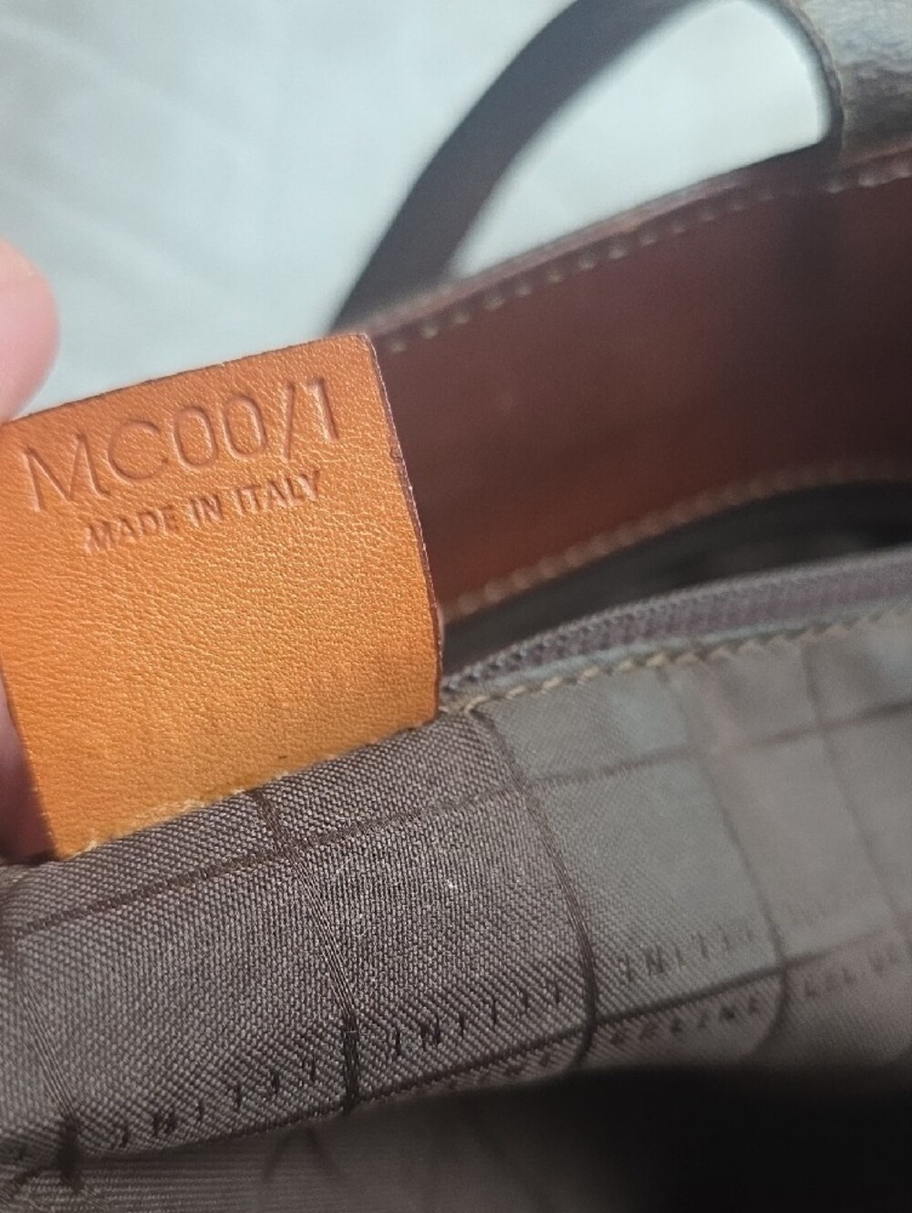 Celine Brown Monogram Tote Bag - Picture 10 of 14